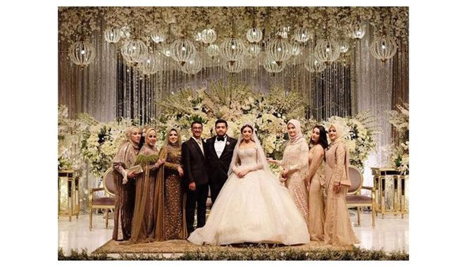 Potret Pernikahan Cucu Elvy Sukaesih, Mewah Dengan Konsep Princess Disney (sumber:Instagram/nadra_shahab)