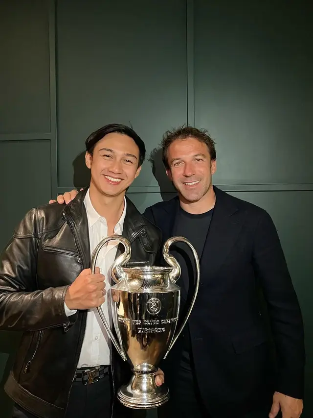 Immanuel Caesar Hito bertemu Alessandro Del Piero (Foto: Instagram/hitocaesar)