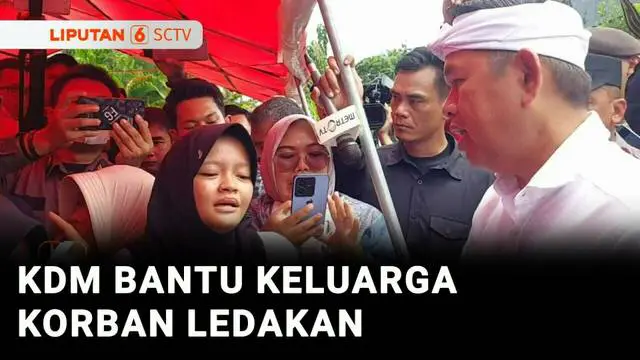 VIDEO: Dedi Mulyadi Janji Biayai Pendidikan Anak Korban Ledakan Amunisi hingga Kuliah
