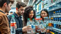 Arti Warna Tutup Botol Air Mineral yang Beragam, Ini Fakta dan Mitosnya