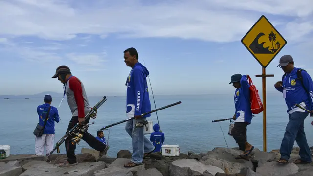 Serunya Ribuan Warga Aceh Ikuti Lomba Mancing
