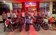 Polres Lombok Tengah Ungkap Penggerebekan Motor Curian, Enam Unit Diamankan
