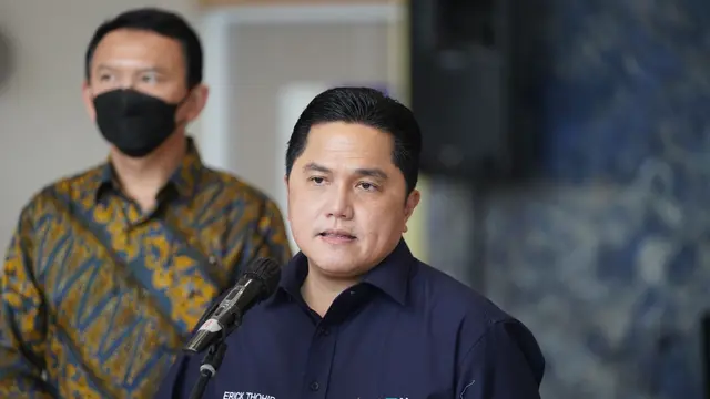Menteri BUMN Erick Thohir meresmikan Rumah Sakit Otak dan Jantung (RSOJ) di Makasar, Sulawesi Selatan (Sulsel).