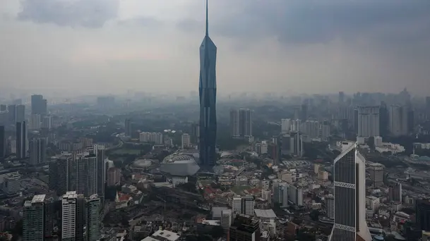 Kabut Asap dari Kalimantan Selimuti Kota Kuala Lumpur
