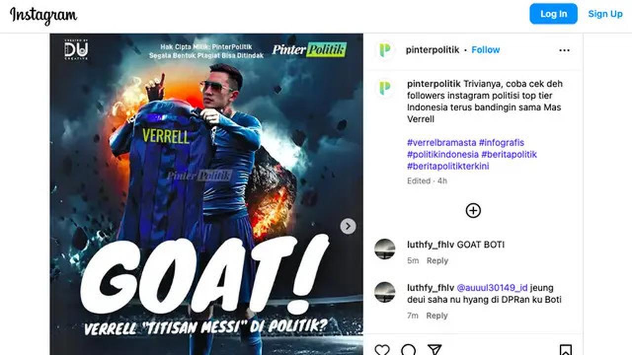 Verrell Bramasta Dijuluki Messi Politik: Tajam, Gesit, dan Punya Visi Jelas