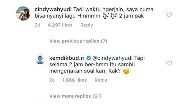 Balasan Admin Kemendikbud Soal Luapan Hati Siswa Saat UN