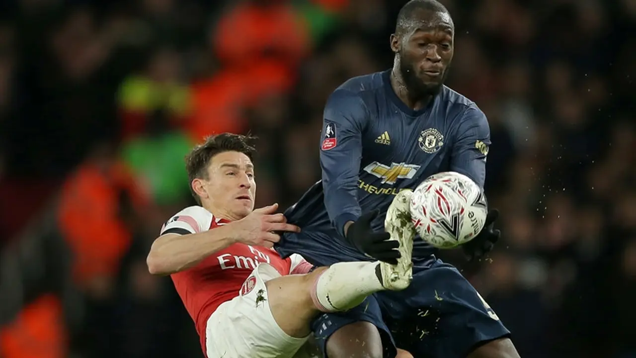 Penyerang Manchester United, Romelu Lukaku.