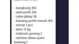 Udah kaya disuru emaknya belanja kepasar (Source: Instagram.com/newdramaojol.id)