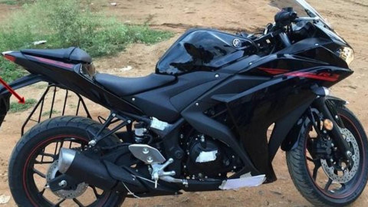 Yamaha R25 versi India dilengkapi aksesoris yang tak enak dipandang