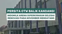 Persita Tangerang berpeluang segera kembali bermain di kandang sendiri. Renovasi Indomilk Arena diperkirakan rampung pada November mendatang, sehingga Pendekar Cisadane berpotensi kembali menyapa suporter di markas mereka.