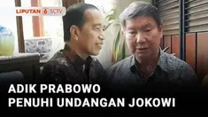 Adik Presiden Prabowo Subianto, Hashim Djojohadikusumo mendatangi kediaman Presiden ketujuh RI Joko Widodo, Hashim datang setelah diundang Jokowi.
