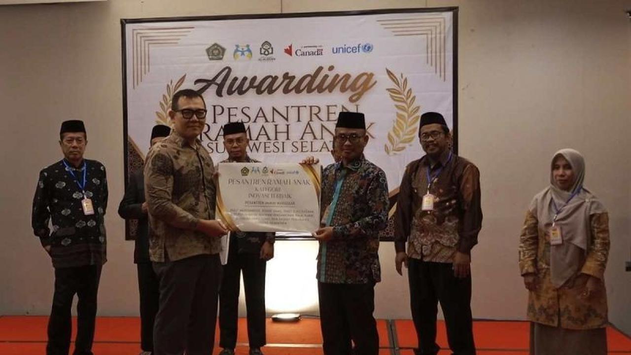 Tujuh Pesantren Ramah Anak Sulsel Raih Penghargaan, Prioritaskan Hak dan Perlindungan Santri