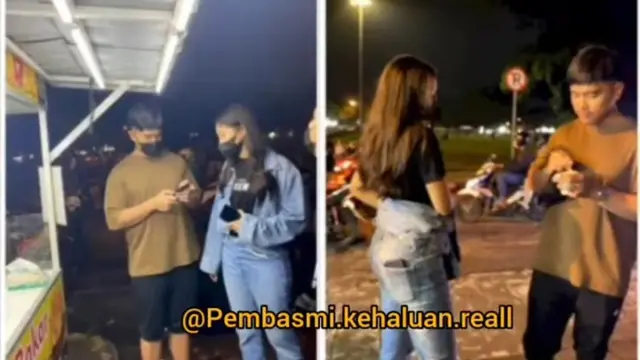 Kaesang ajak Erina makan dipinggir jalan