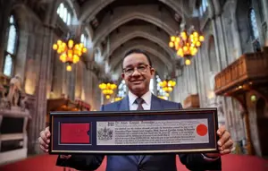 Anies Baswedan Terima Penghargaan Freedom of the City of London