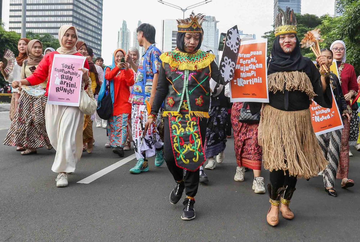 Foto: Semarak Hari Kartini di HBKB Bunderan HI