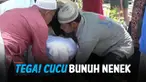 Seorang nenek jadi korban pembunuhan oleh cucunya sendiri gara-gara permintaan uang Rp 5 ribunya ditolak. Korban tewas dengan sepuluh luka tusukan di tubuhnya.