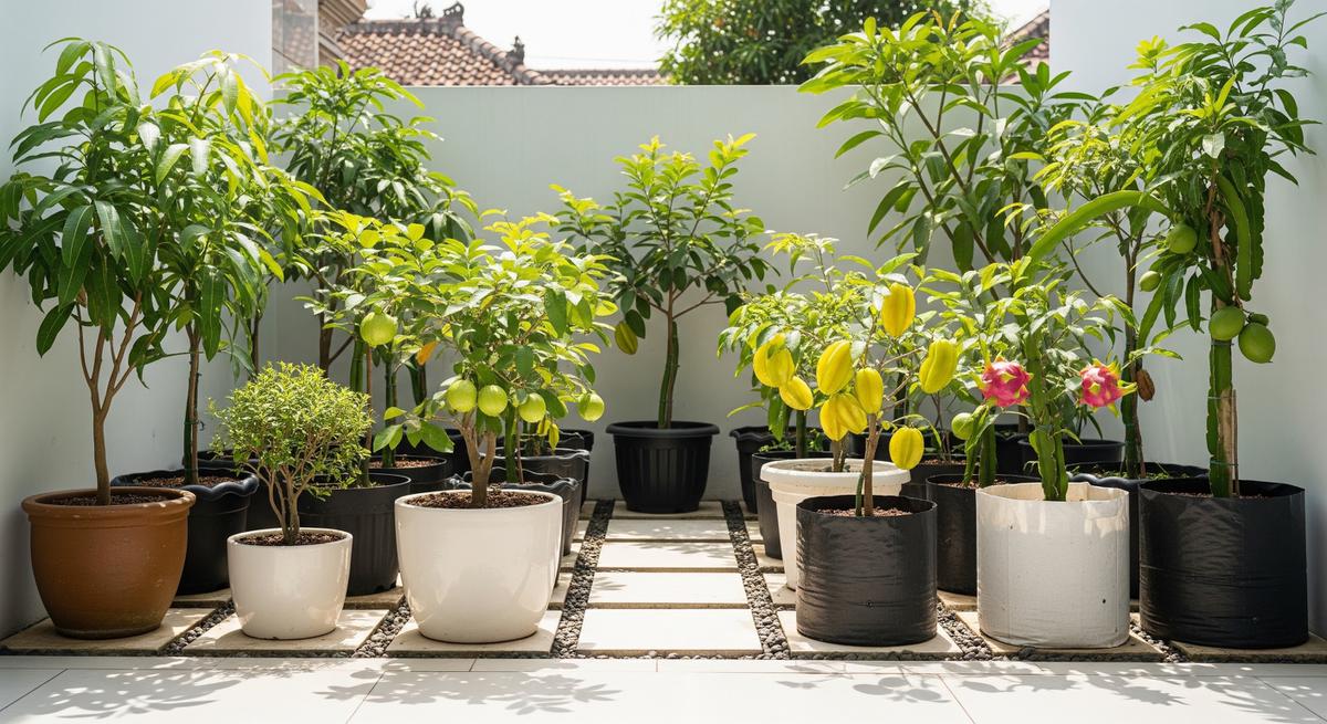 Cara Memilih Pot untuk Tanaman Buah (AI Generated)