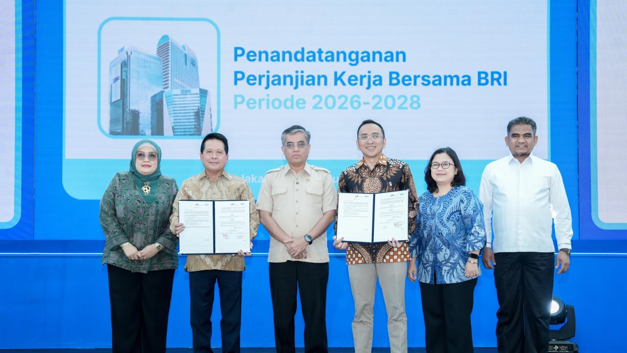 PKB 2026-2028 Resmi Ditandatangani, BRI Perkuat Sinergi Manajemen dan Serikat Pekerja BRI