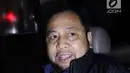 Terpidana korupsi E-KTP, Setya Novanto naik mobil tahanan KPK usai menjalani pemeriksaan di Jakarta, Kamis (12/9/19). SN diperiksa sebagai saksi kasus tindak pidana korupsi Pengadaan Paket Penerapan E-KTP dengan tersangka Dirut PT Sandipala Arthaputra Paulus Tannos. (Liputan6.com/Helmi Fithriansyah)