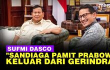 VIDEO: Bertemu Prabowo, Sandiaga Pamit Keluar dari Gerindra