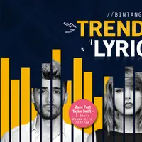 Simak lirik lagu yang sedang banyak dicari di Bintang Trending Lyrics minggu ini.