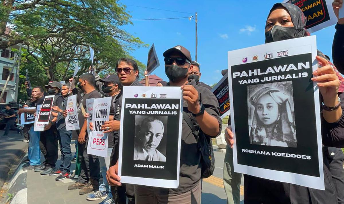 Insan Pers Malang Raya Sampaikan Protes atas Pernyataan Presiden