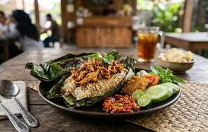 Resep Nasi Bakar Rice Cooker yang Gurih dan Harum, Praktis untuk Menu Keluarga