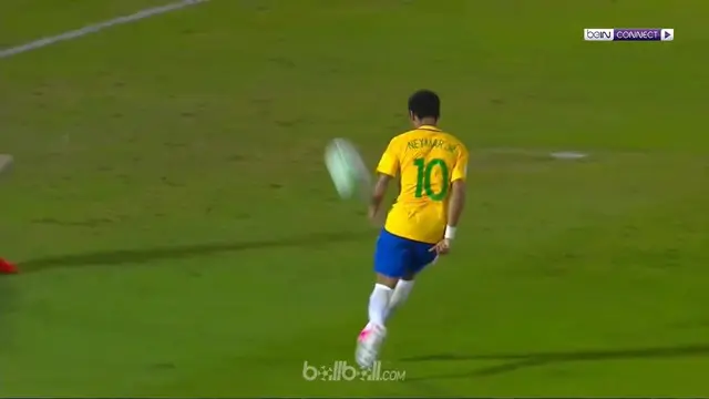 Gol Indah Paulinho dan Neymar Saat Brasil Lumat Uruguay