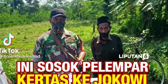 VIDEO: Terungkap! Ini Sosok Pelempar Kertas ke Jokowi