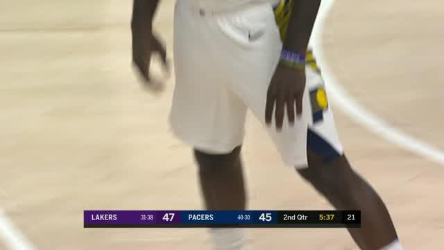 Berita video game recap NBA 2017-2018 antara Indiana Pacers melawan LA Lakers dengan skor 110-100.