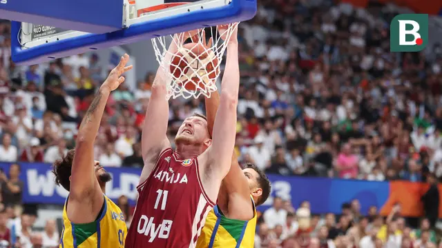 Foto: Dongeng Indah Latvia Berlanjut ke Manila, Davis Bertrans dkk Melaju ke Perempat Final Piala Dunia FIBA 2023