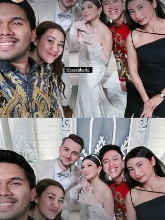Potret Artis yang Hadiri Resepsi Pernikahan Sarah Keihl dan Killian Potter