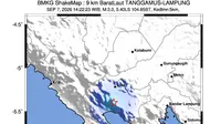 Gempa guncang Tanggamus