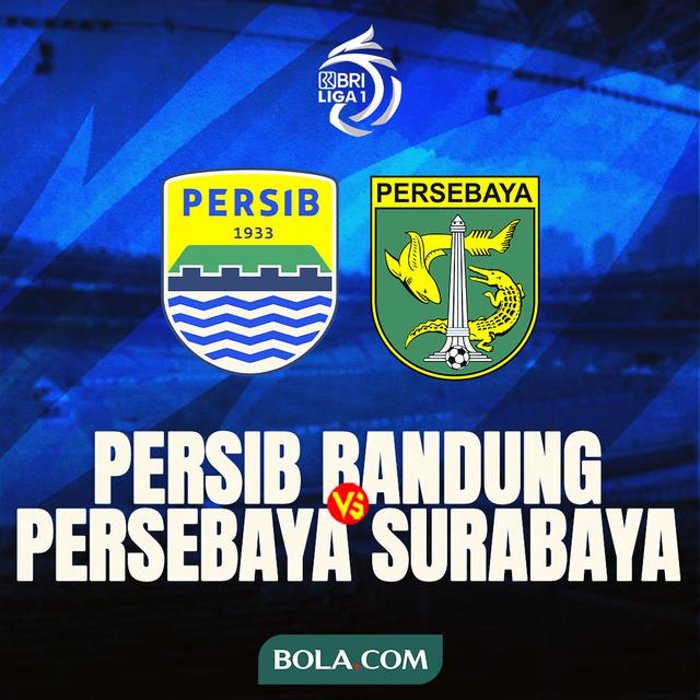 BRI Liga 1 - Persib Bandung Vs Persebaya Surabaya