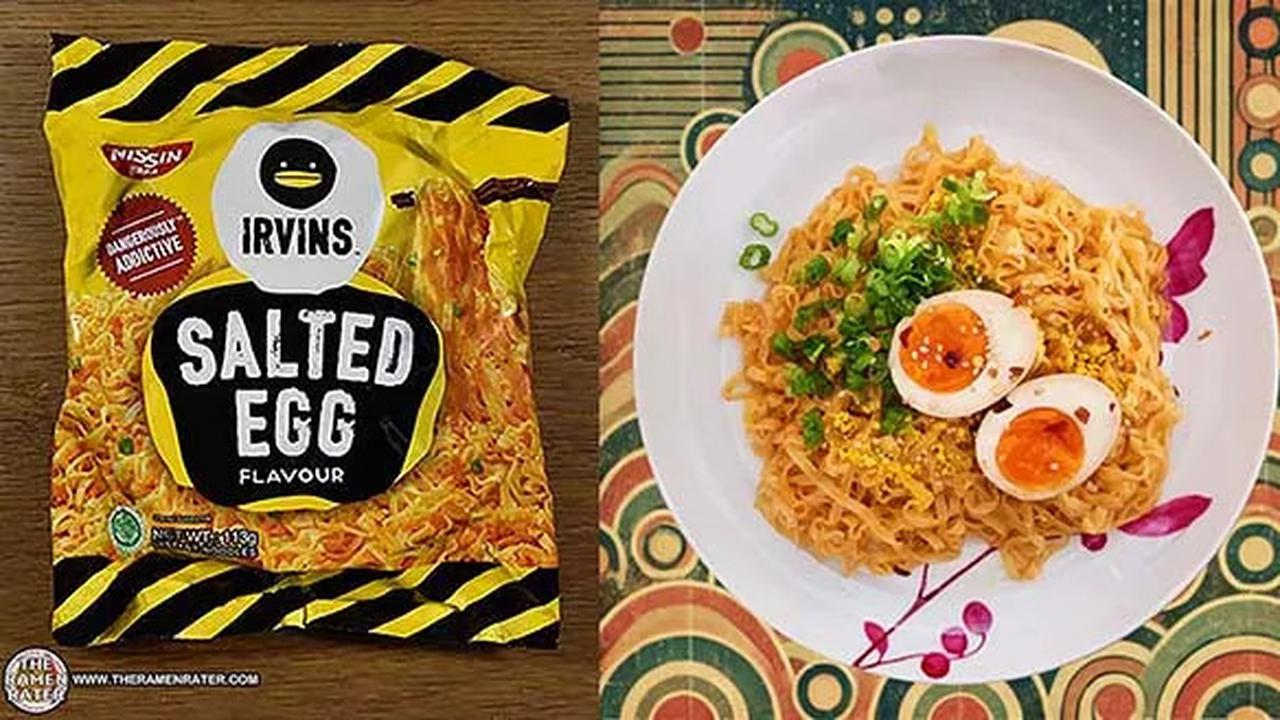 Ilustrasi Nissin x Irvins Salted Egg Flavour