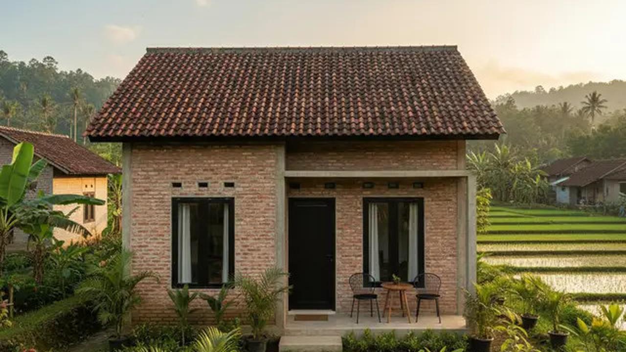 8 Model Rumah Murah Tapi Elegan dengan Atap Genteng 2025 di Kampung, Desain Favorit Anak Muda