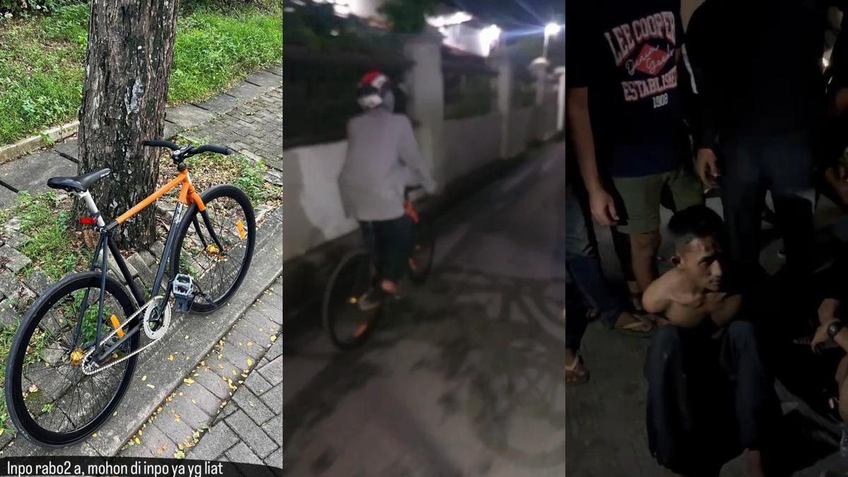 Berawal Gowes Santai, Berakhir Kejar Pencuri Sejauh 2 Km