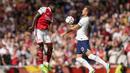 Usai unggul satu gol, Arsenal bermain sangat tenang dan rapi dalam menghadapi tekanan Harry Kane dan kawan-kawan untuk mencari gol penyeimbang. (AP/Kirsty Wigglesworth)