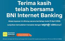 BNI Tutup Layanan Internet Banking Mulai 21 April 2026