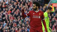 Mohamed Salah ternyata bukan debutan terbaik di sejarah Liga Inggris (LINDSEY PARNABY / AFP)