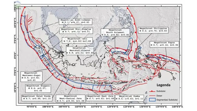 <p>Peta Megathrust (BMKG)</p>
<p> </p>