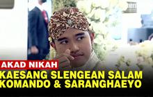 VIDEO: Tegang Jelang Akad, Kaesang Tetap Slengean Salam Komando dan Saranghaeyo