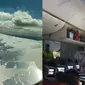 Viral Potret Penampakan Sayap Pesawat Dilakban saat Terbang, Bikin Ngeri (Sumber: mStar)