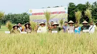 Ketua Dewan Perwakilan Rakyat (DPR) RI Bambang Soesatyo atau Bamsoet menyerahkan bantuan kepada 50 kelompok petani di Kabupaten Kebumen, Jawa Tengah, Jumat (01/03/2019).