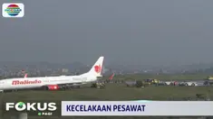 Pesawat jenis Boeing 737 keluar dari landasan pacu Bandara Tribhuvan, Kathmandu pada Kamis malam. Pesawat milik maskapai penerbangan Malaysia ini tergelincir saat akan tinggal landas.