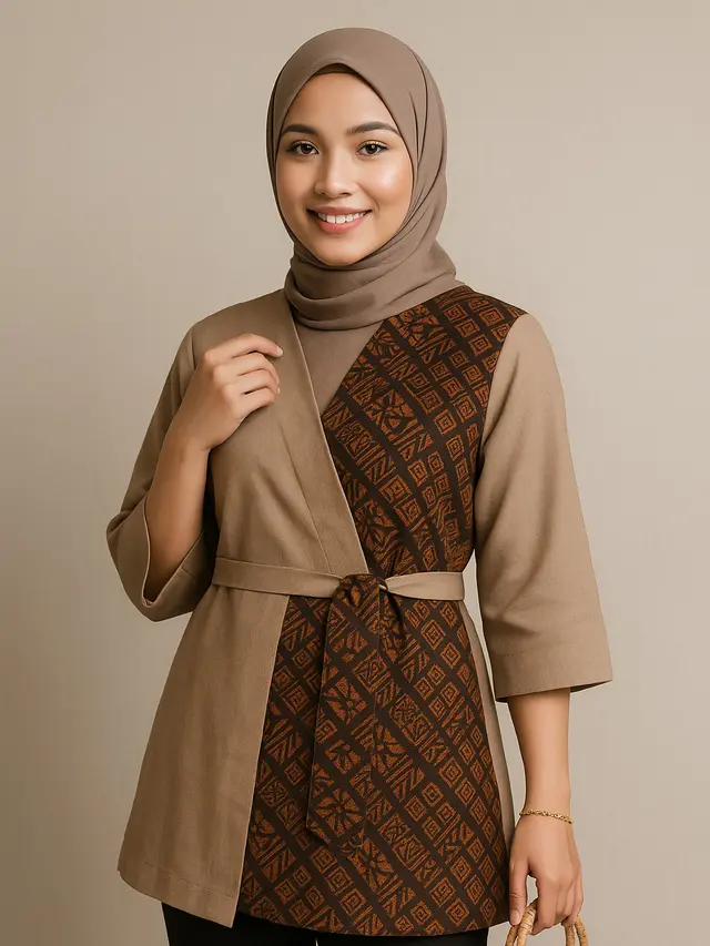 Tunik Batik Model Kimono Kekinian (Foto: ChatGPT)