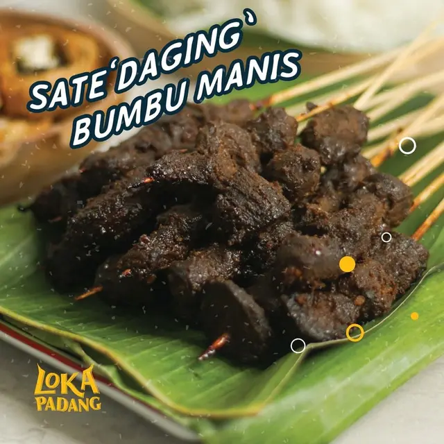 Sate "Daging" Bumbu Manis ala Loka Padang.