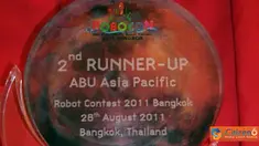 Setelah melewati pertandingan ABU Robocon 201i di Bangkok, Thailand pada, Minggu (28/8), akhirnya tim robot Barelang 5.1 dari Indonesia, berhasil menepati posisi 2nd runner up.