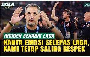 Pelatih Arema FC Marcos Santos menjelaskan insiden pascalaga melawan Persija Jakarta di SUGBK, Minggu (8/2/2026). Ia menilai situasi terjadi karena emosi pertandingan, tetap menghormati Mauricio Souza, serta mengapresiasi kehadiran Aremania.