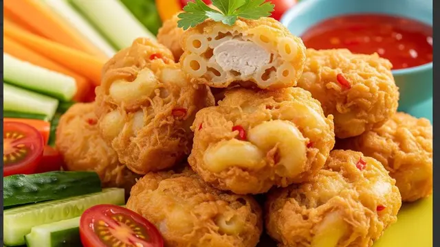 Resep Nugget Ayam Makaroni (AI generated)